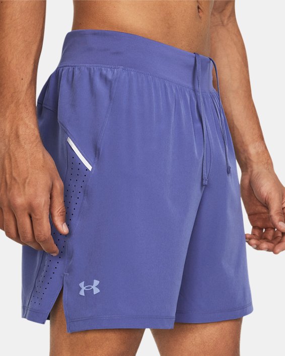Men's UA Launch Elite 7'' Shorts, Purple, pdpMainDesktop image number 4